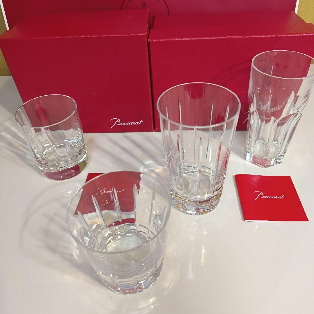 Baccaratハイボール、タンブラー４客セット（箱入り）