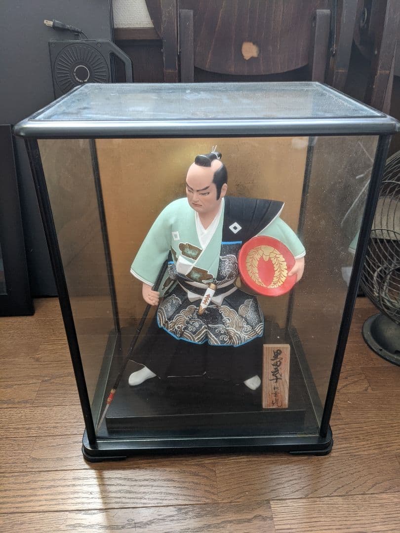 博多人形　黒田武士　ケース付き
