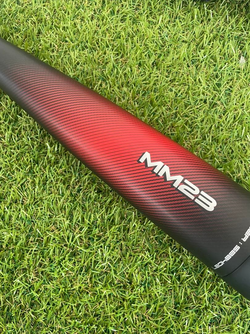 新品　軟式 大人 SSK MM23 83cm 700g ブラック×レッド