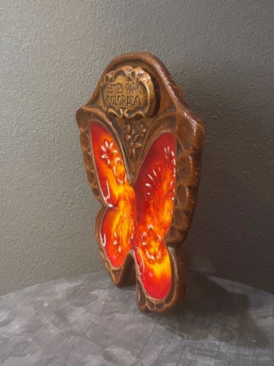 ビンテージ アンティーク 60s USAト小物 蝶 バタフライ