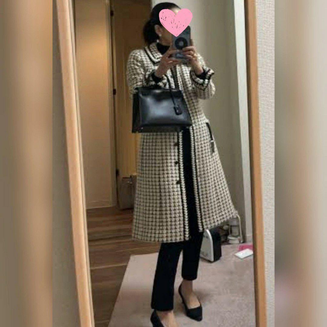 シャネル♥お上品なバイカラーの素敵コート・ジャケット♥綺麗です♥