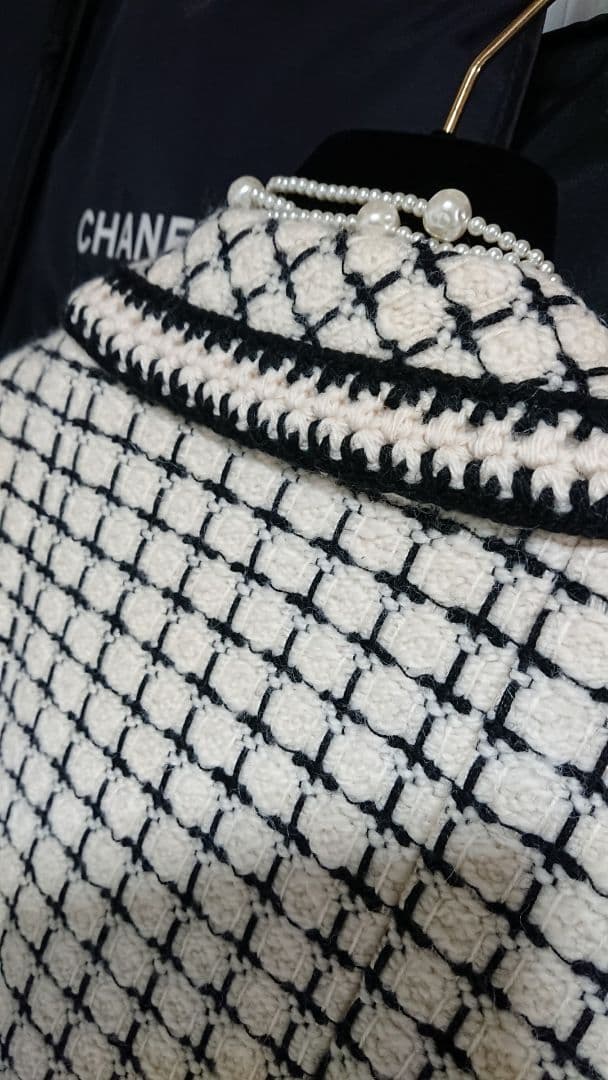 シャネル♥お上品なバイカラーの素敵コート・ジャケット♥綺麗です♥