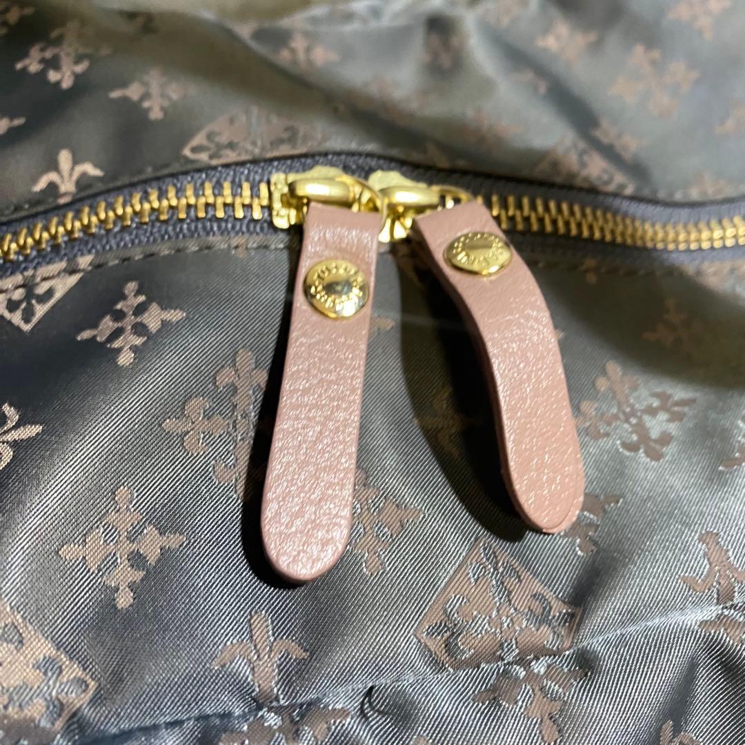 【未使用級】russet　トラベルボストンバッグ　グレーピンク