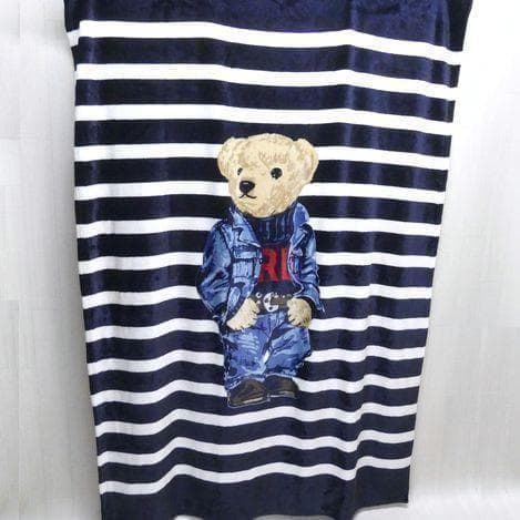 ポロ ラルフローレン ブランケット POLO BEAR ポロベア ボーダー