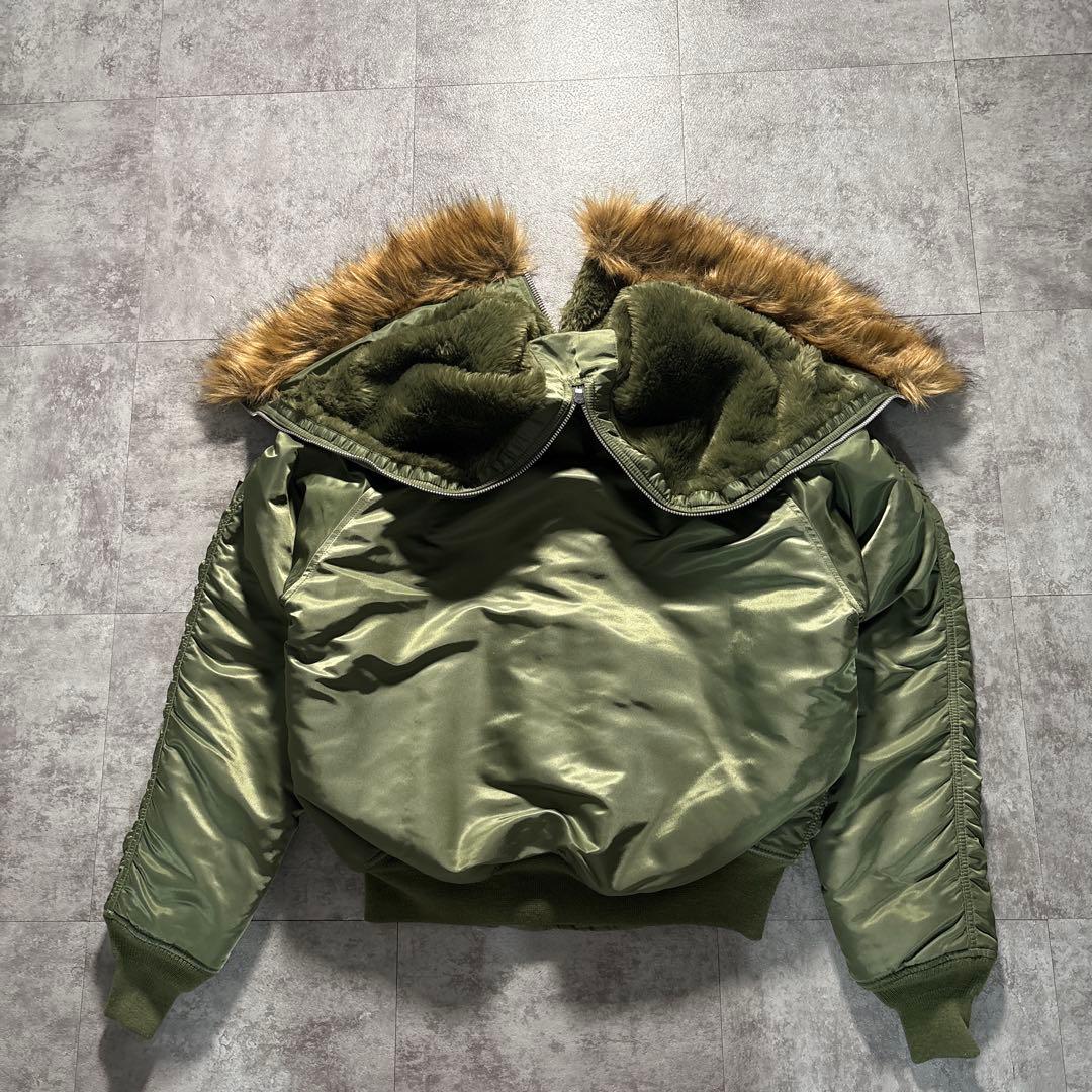 新品　タグ付き　alpha n2b フライトジャケット　短丈　ボックスシルエット