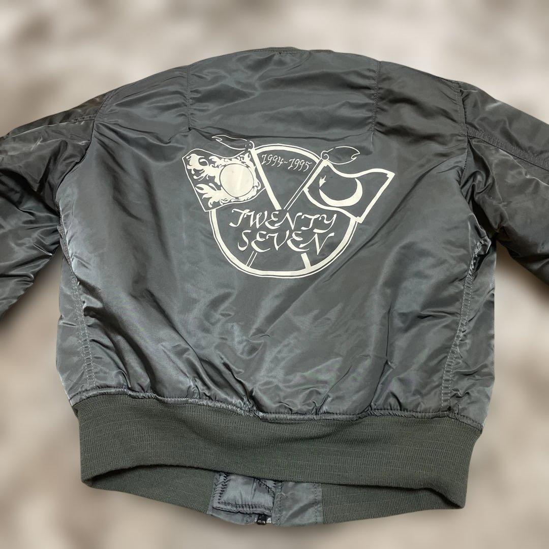 ま*し様 90s USA製ALPHA INDUSTRIES MA-1 フライトジ