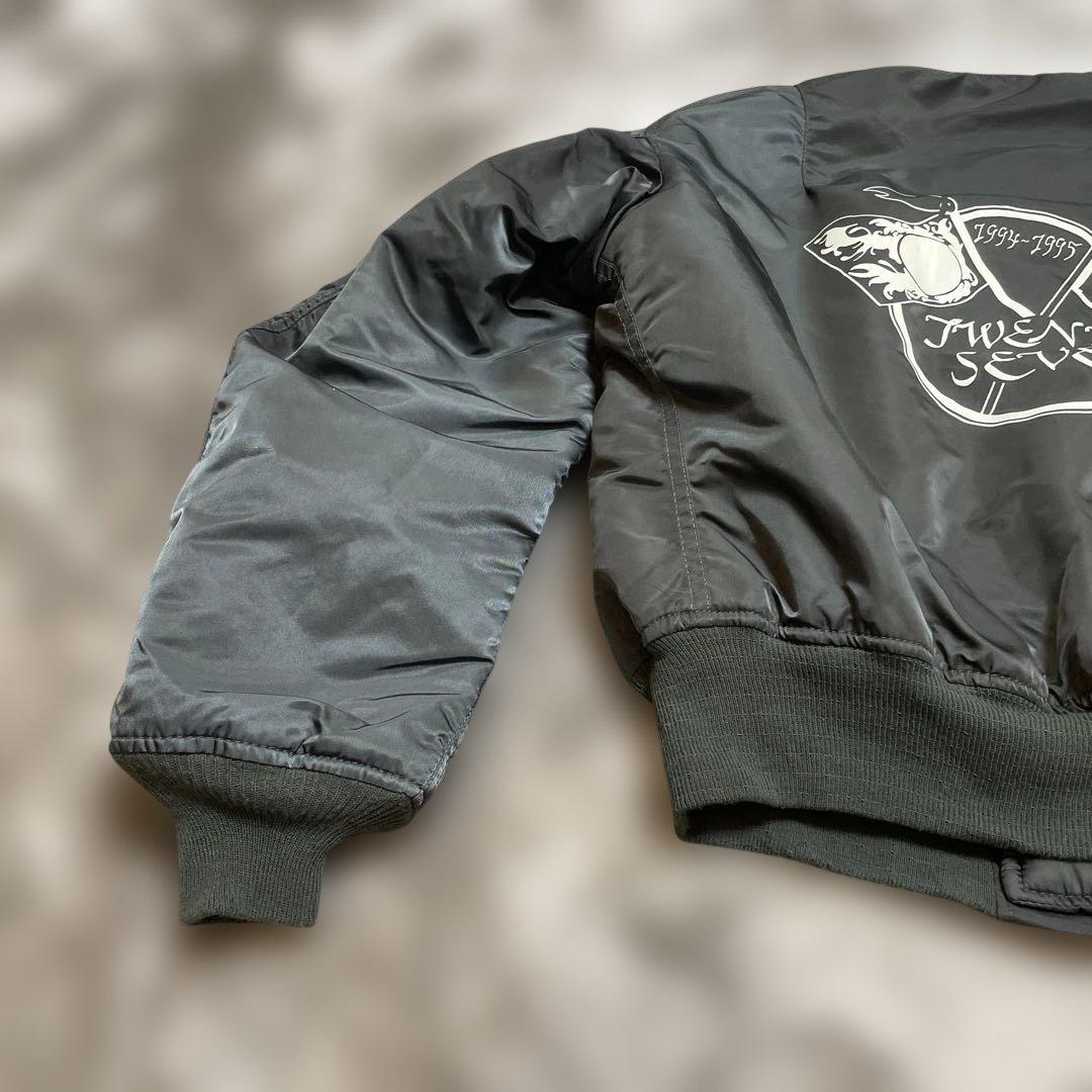 ま*し様 90s USA製ALPHA INDUSTRIES MA-1 フライトジ