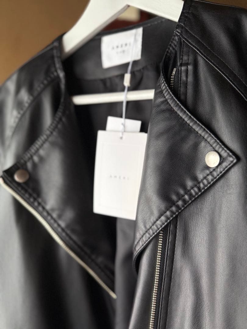 【お値下げ中】アメリビンテージ　フェイクレザーベスト