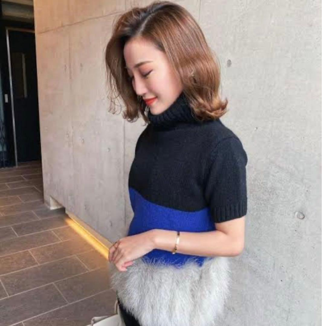 sheller オフタートル フェザーニット