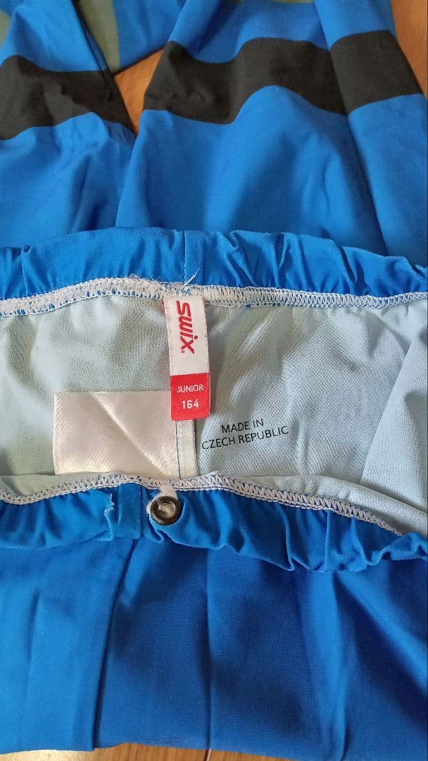 swixクロカンスキーjrレーシングツーピー青色164cm