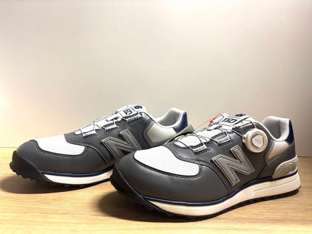 未使用 28cm 2E ニューバランスゴルフシューズUG574BJ4 グレー