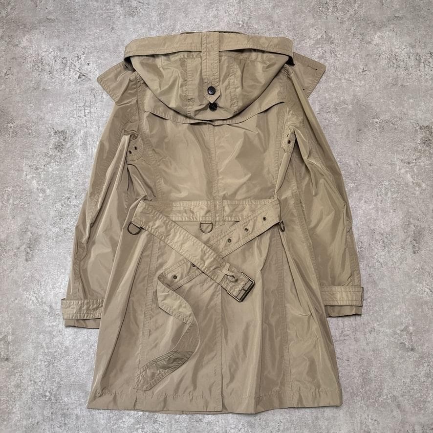 極美品 現行タグ バーバリー 軽量 トレンチコート 42 XL ノバチェック