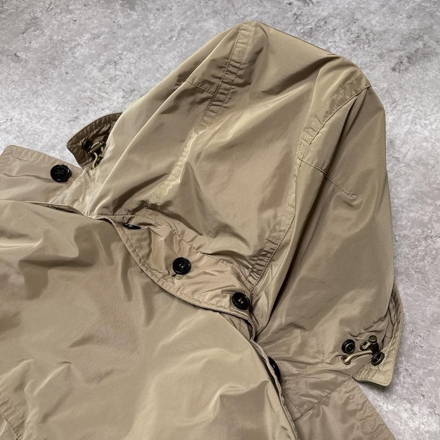 極美品 現行タグ バーバリー 軽量 トレンチコート 42 XL ノバチェック