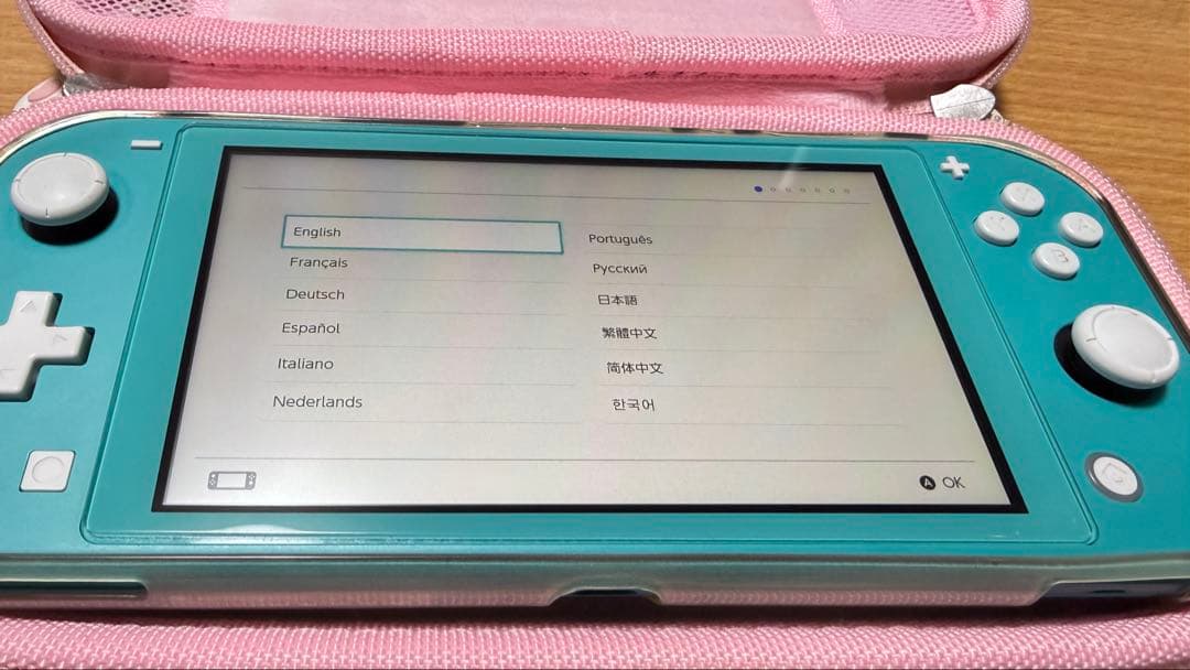 Nintendo Switch Lite ターコイズ ケース付き