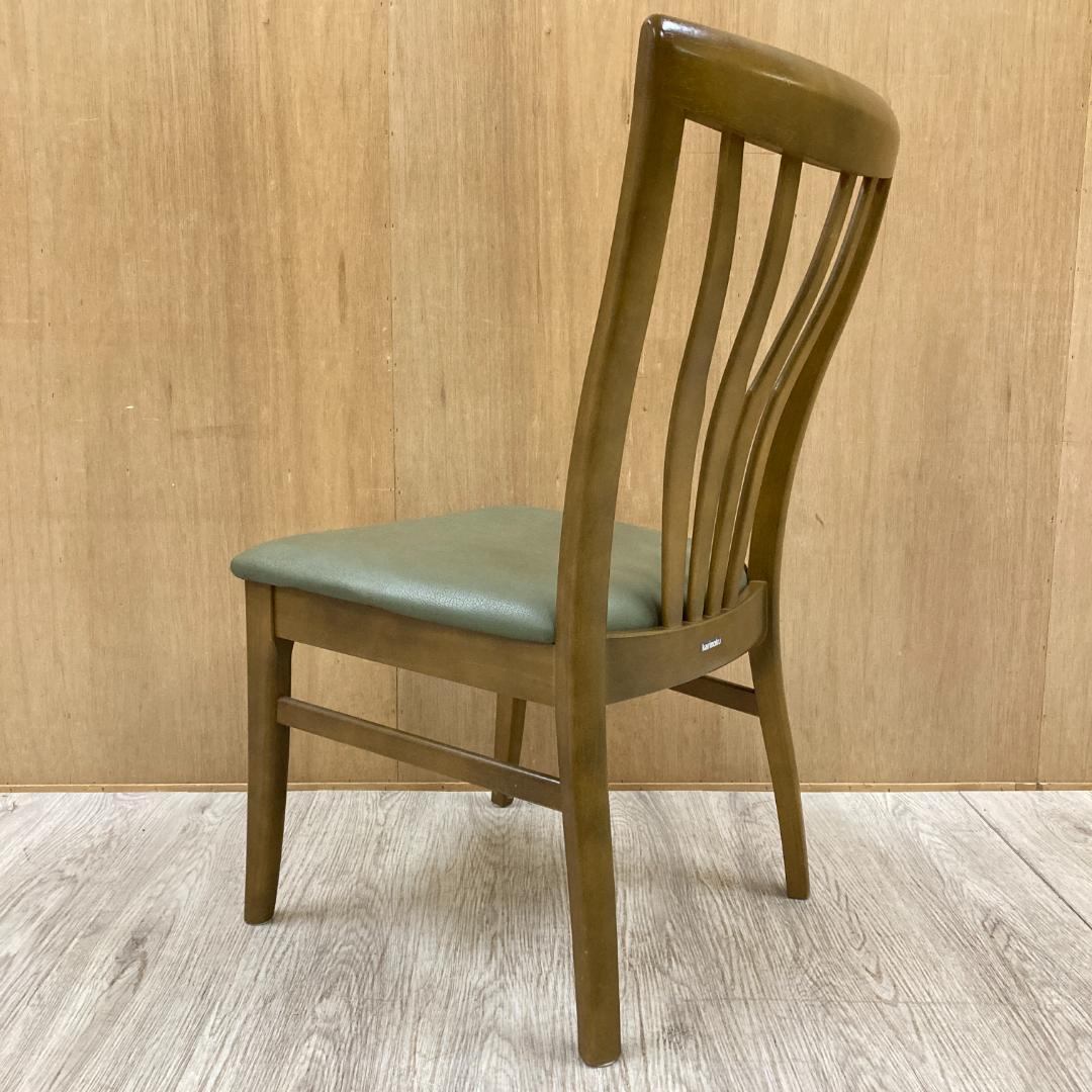 【カリモク】ダイニングチェア　椅子　食卓 A