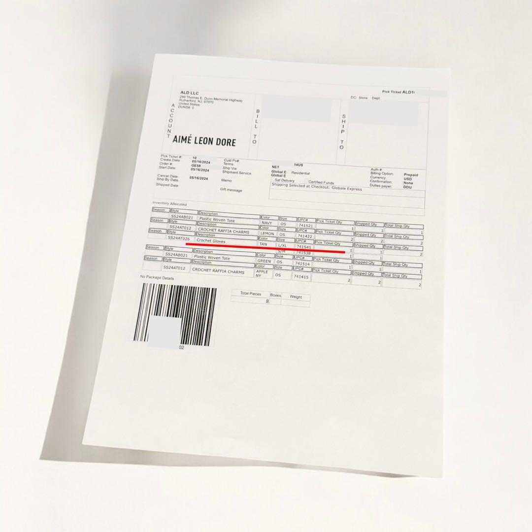 【ラスト1点】 エメレオンドレ フィンガーレス グローブ タン L/XL