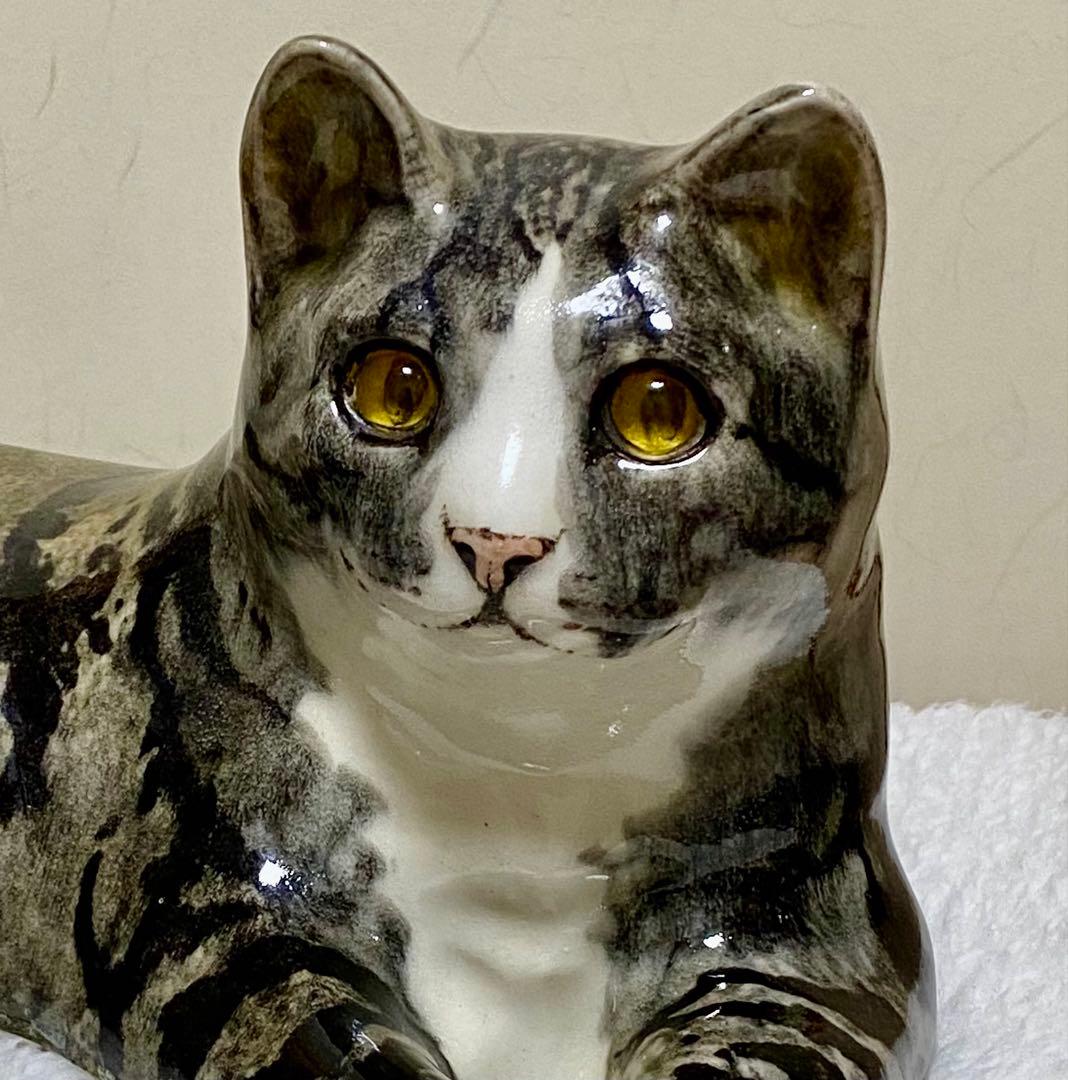 サイズ7　ウィンスタンレイキャット　ケンジントンキャット　横たわり猫　貫入無し❣️