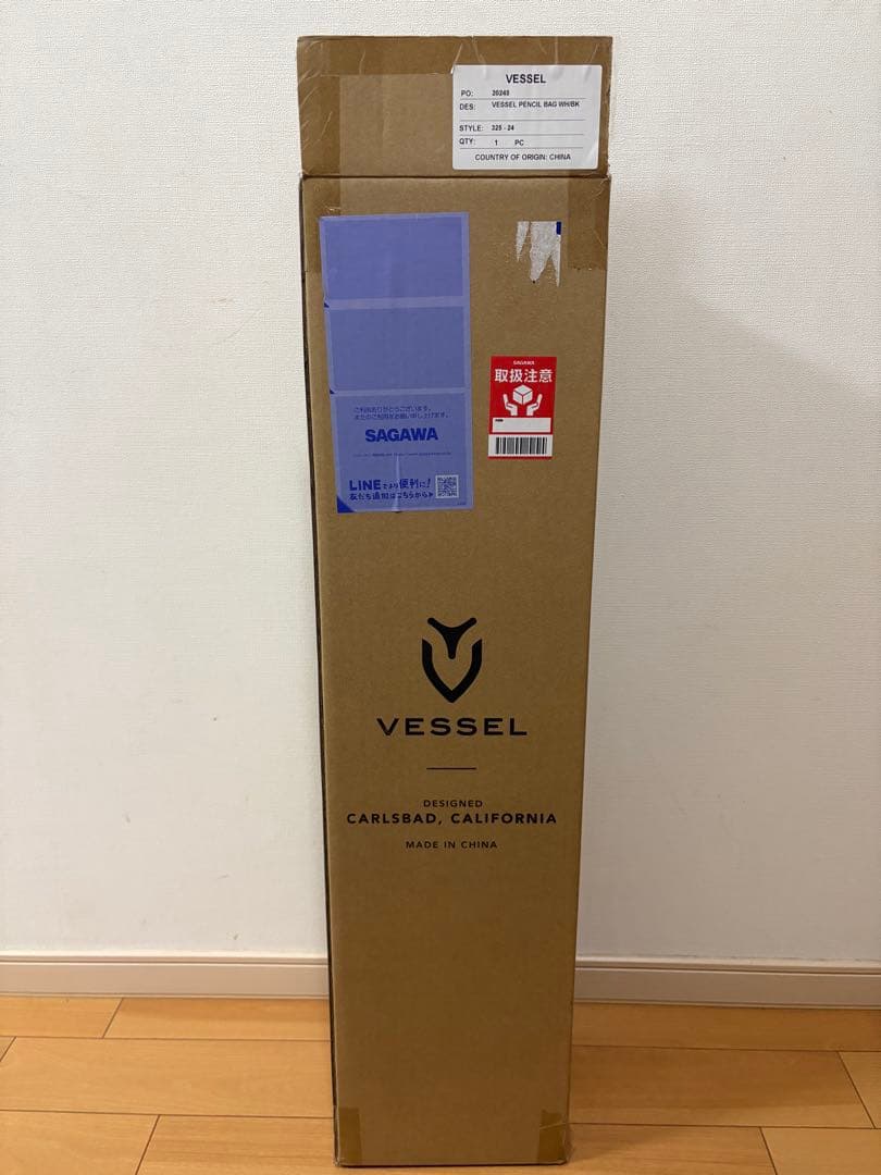 VESSELベゼル スタンドバック、ペンシルバック WH×BK