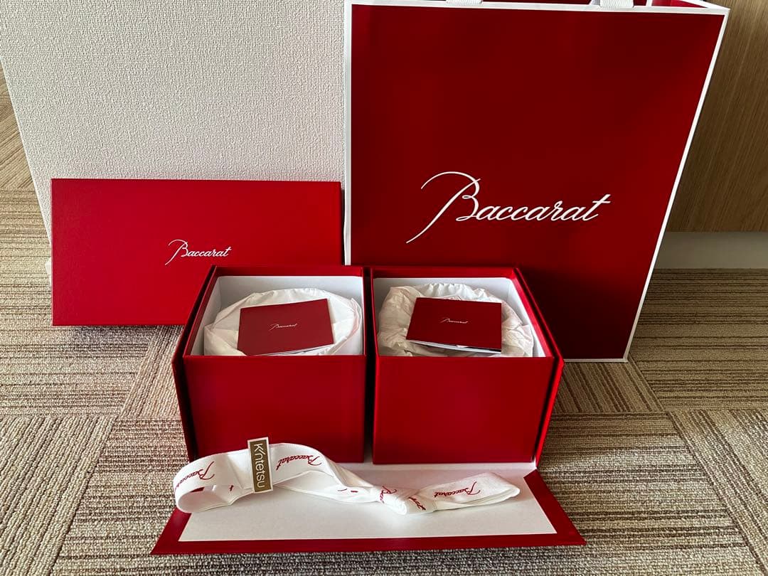 Baccarat クリスタルボウル 2個セット