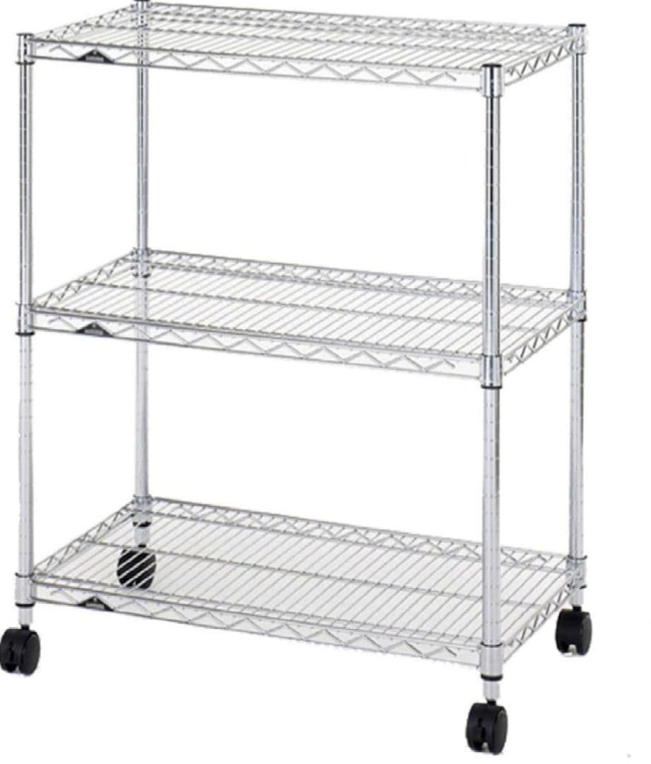 耐荷重１枚あたり250kg ３段76Wメタルラック　スチールラック