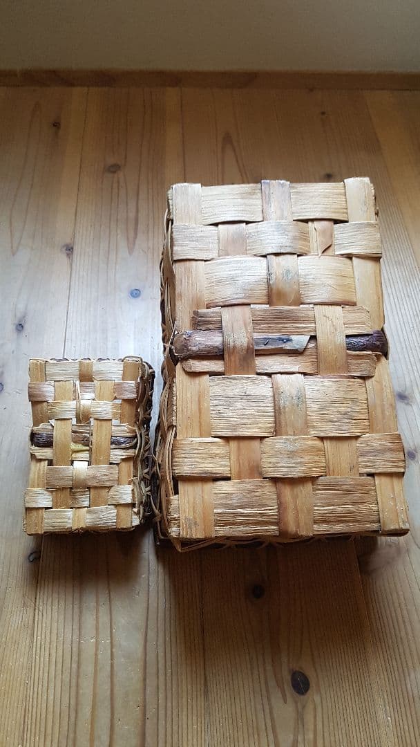 お値下げ不可【バラ売り不可】フランス ローヌ地方 アルデシュ県 手しごと かご