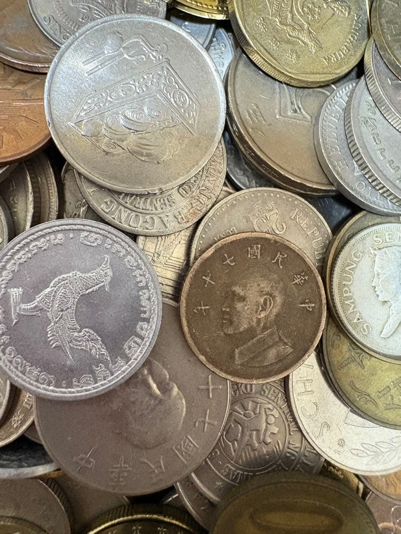 旧貨幣　記念硬貨　中華民国　古銭まとめ　外国　まとめ売り
