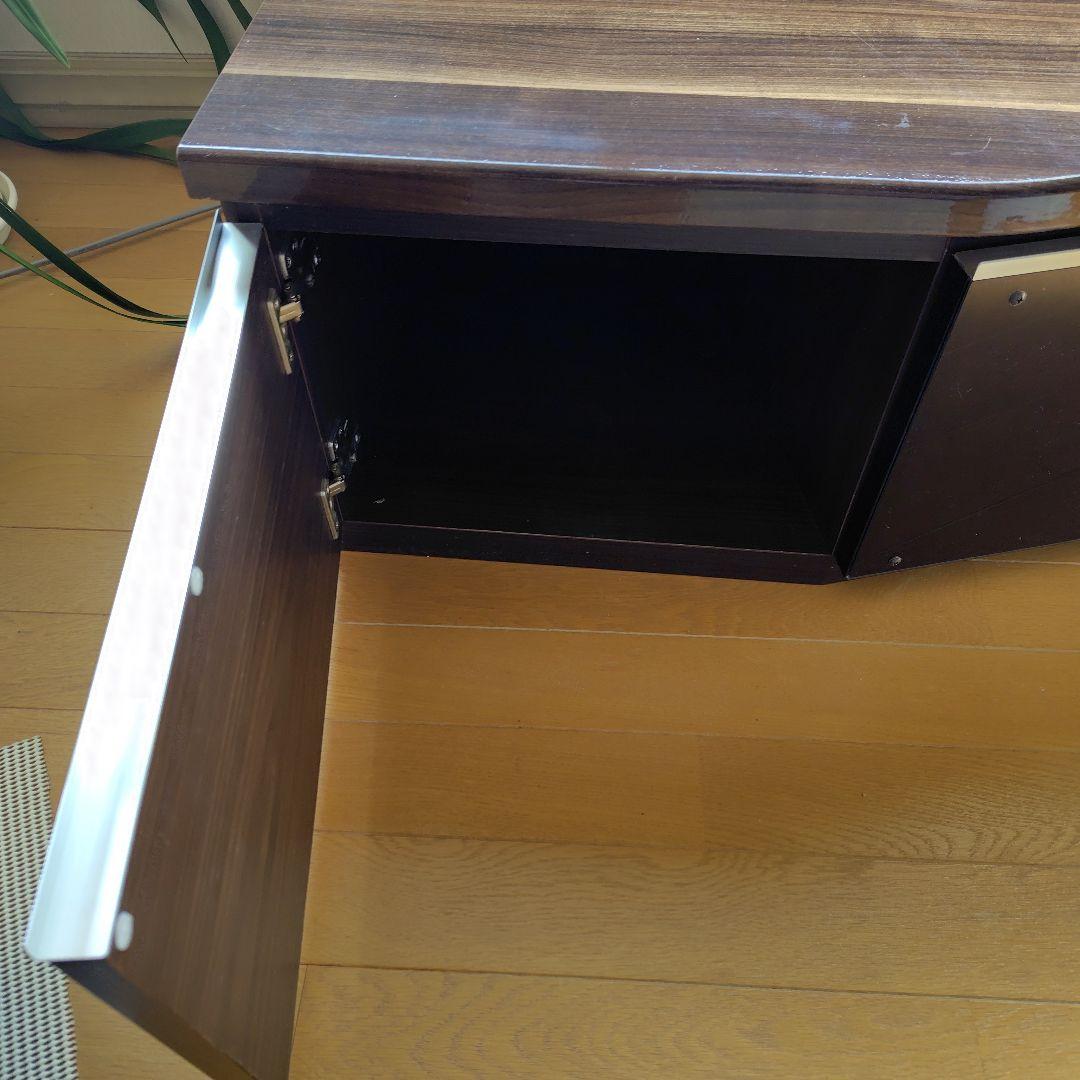 ディノス　モダン ダークウッド テレビボード 　コーナータイプ　配線口付き