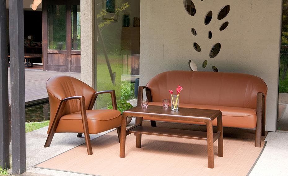 アサヒ家具　Vigor 3P 本皮ソファー