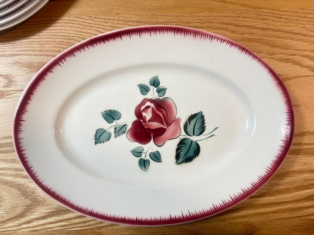 フランスアンティーク✧サルグミンヌ ❁⃘絵画のように美しい 薔薇のラヴィエꕤ︎︎˚⁎