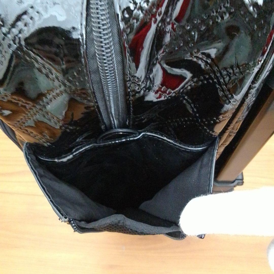 SWANY スワニー キャリーバッグ 機内持ち込み可能 エナメル ブラック