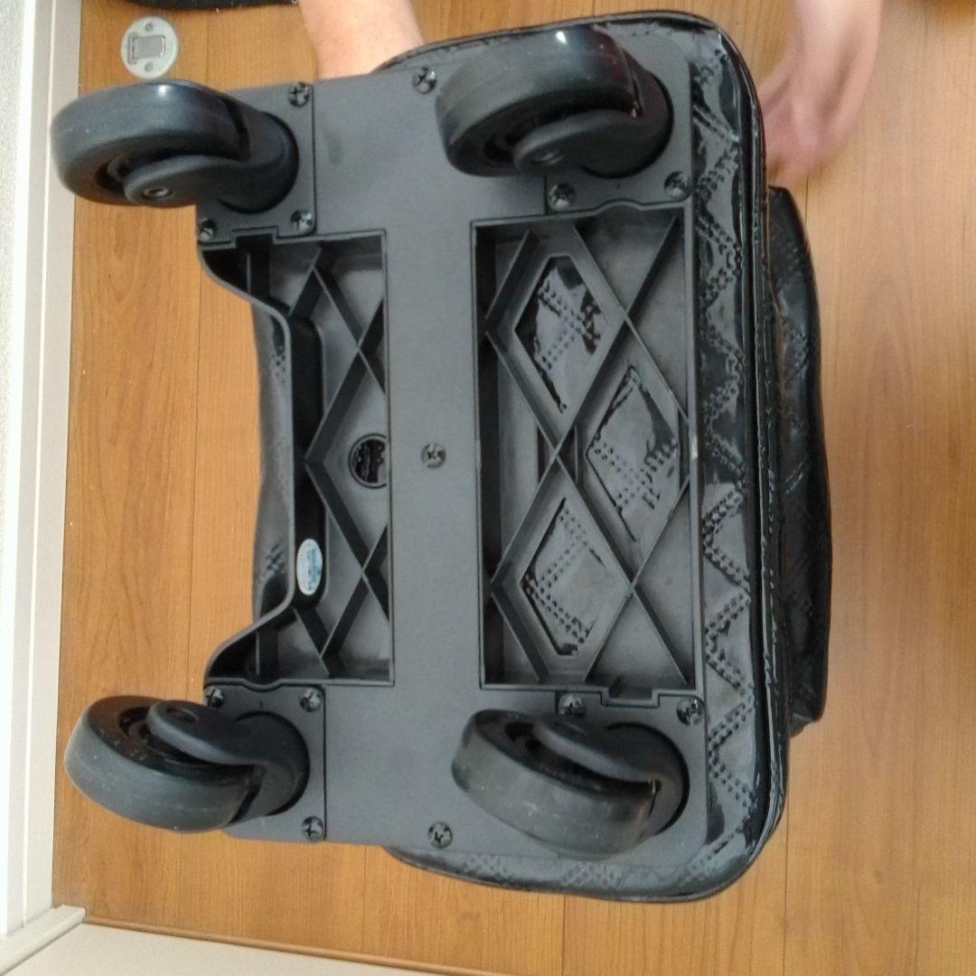 SWANY スワニー キャリーバッグ 機内持ち込み可能 エナメル ブラック