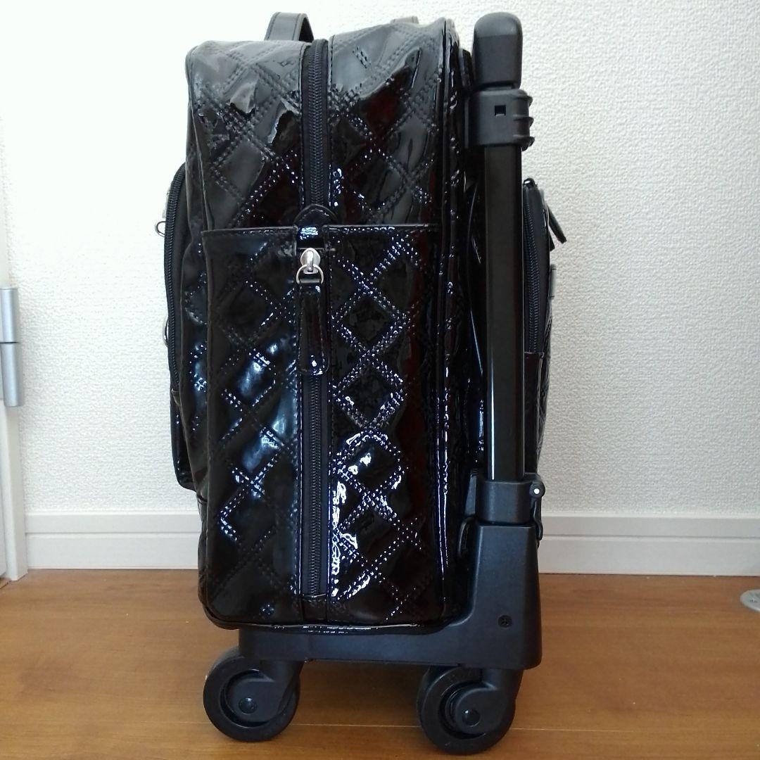 SWANY スワニー キャリーバッグ 機内持ち込み可能 エナメル ブラック
