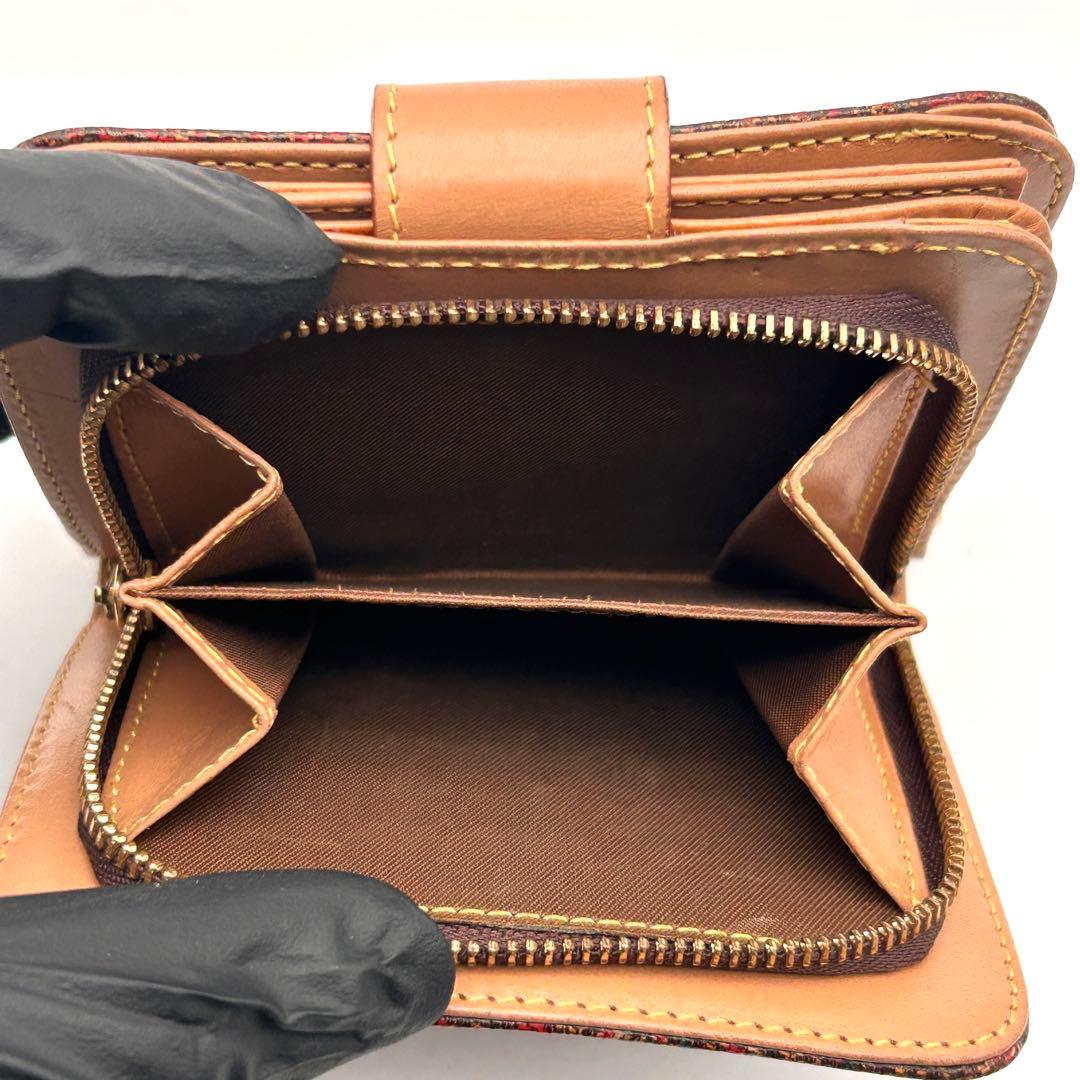 ✨美品✨ ETRO エトロ 二つ折り財布 レザー ラウンドファスナーペイズリー柄