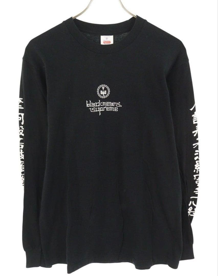 トップス supreme black means L/S TEE