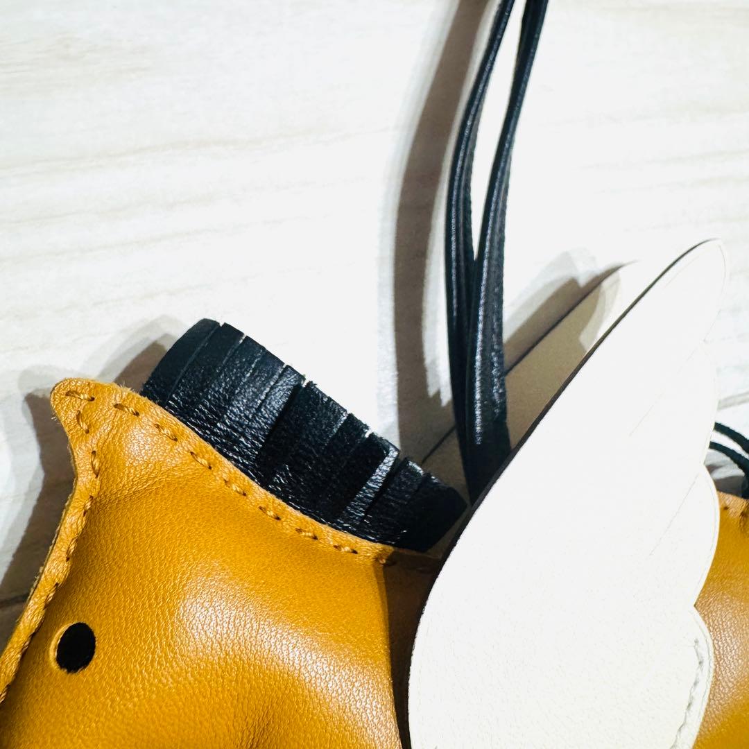 エルメス　ロデオペガサスチャームMM アニューミロ　セサミ×ブラック×ホワイト