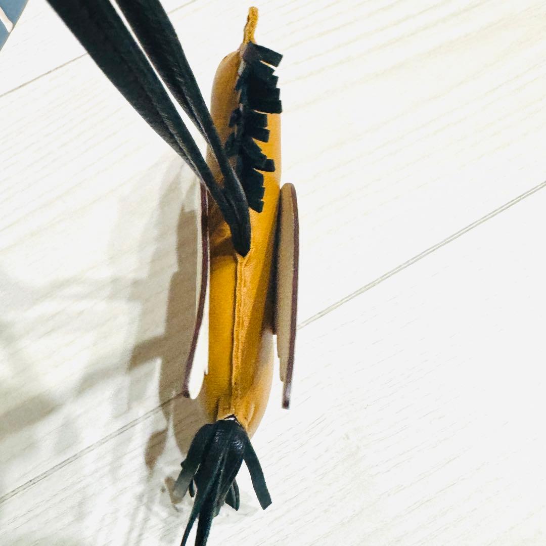 エルメス　ロデオペガサスチャームMM アニューミロ　セサミ×ブラック×ホワイト