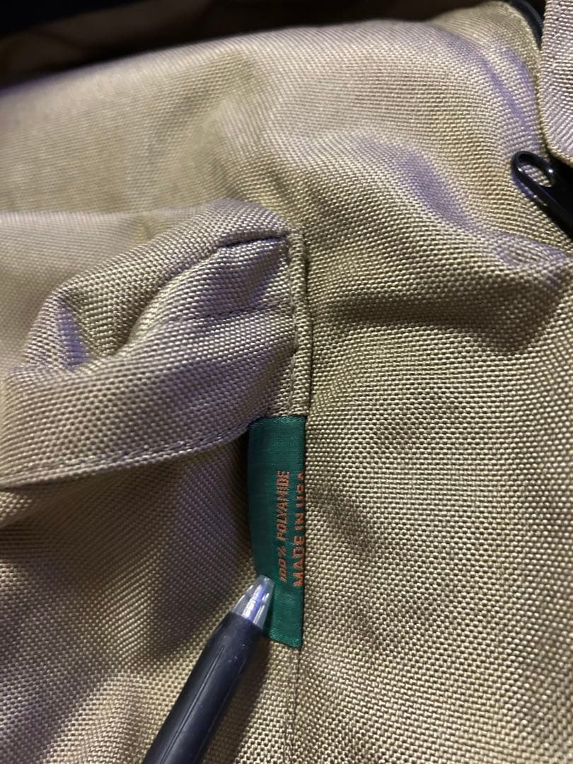 エルベシャプリエ　リュック　USA製　カーキ