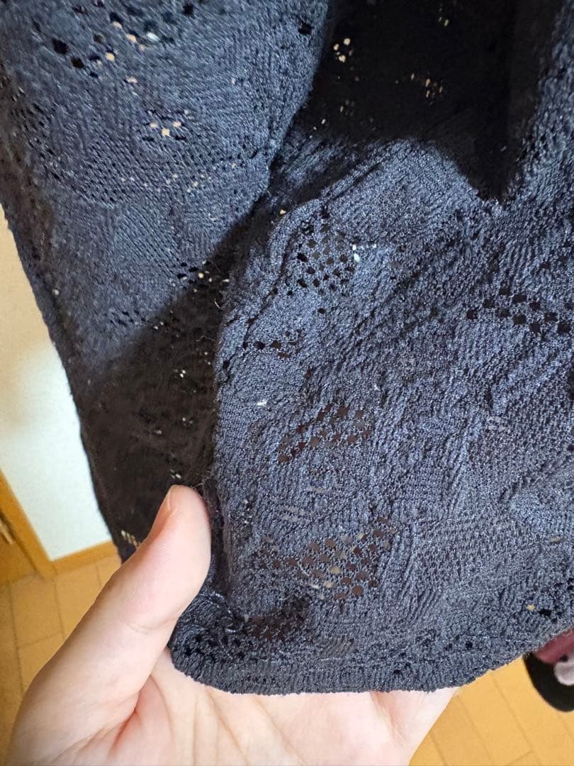 snidel 【Chacott】レース柄編みプルオーバー