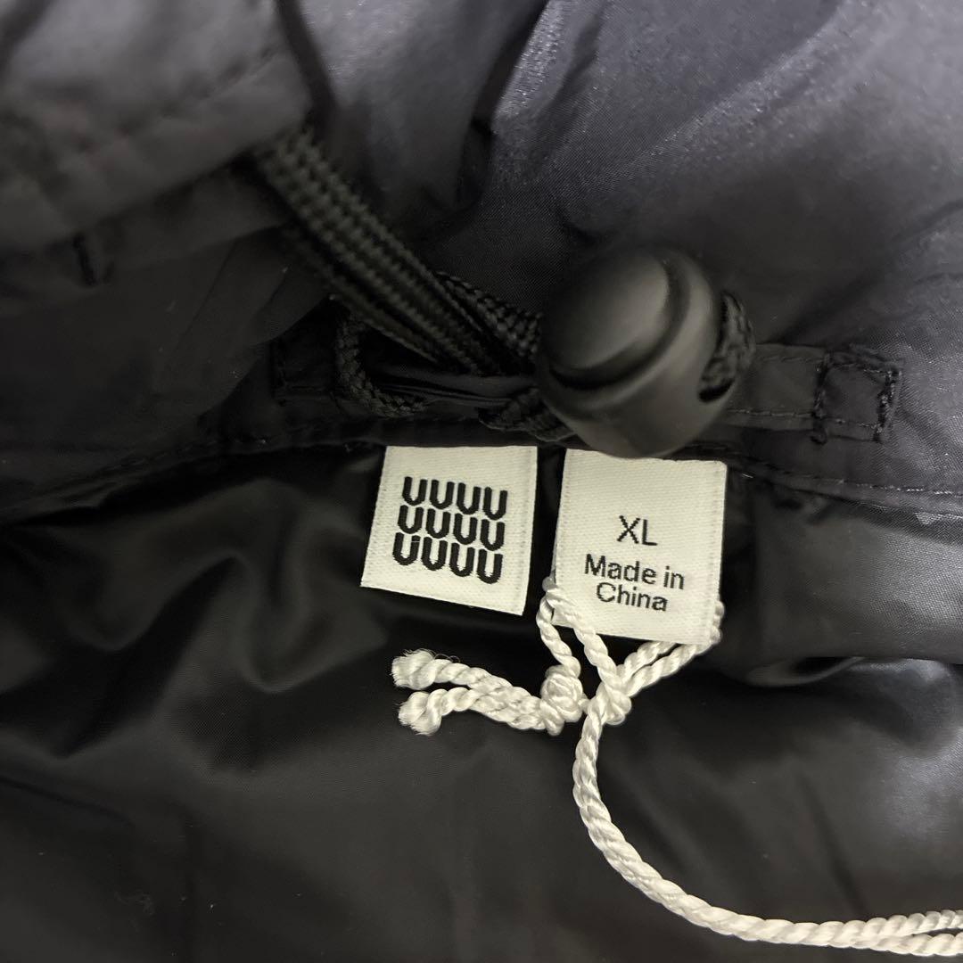 新品 ユニクロ ユー ウルトラライトダウンコート＋ XL 黒 収納袋付き