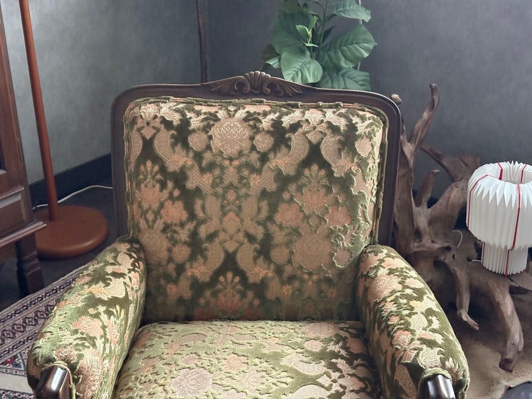 ①マルニ　maruni アームソファ　クラシック　金華山織　猫脚　ソファ　SZ