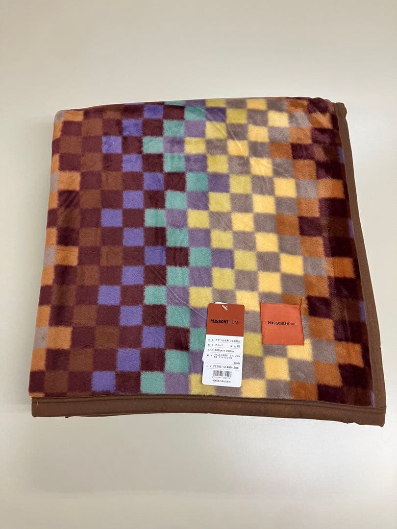 MISSONI  マルチカラーブランケット140 cm×200 cm