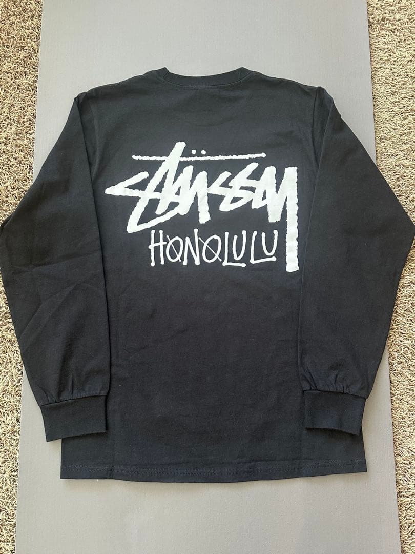 Stussy ホノルル限定　ブラック ロングスリーブカットソー