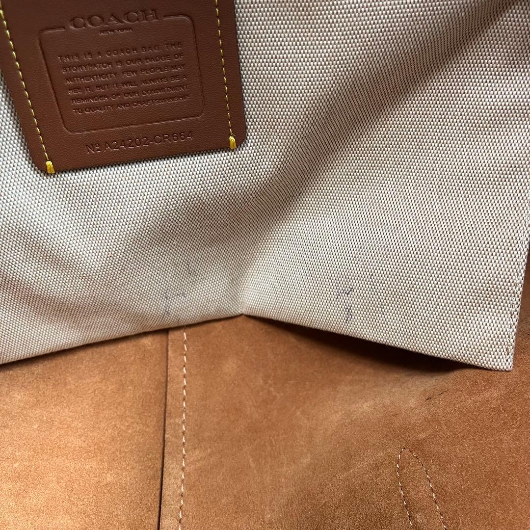 コーチ　COACH トートバッグ　ノース　32 Cロゴ　ビジネス　レザー　革