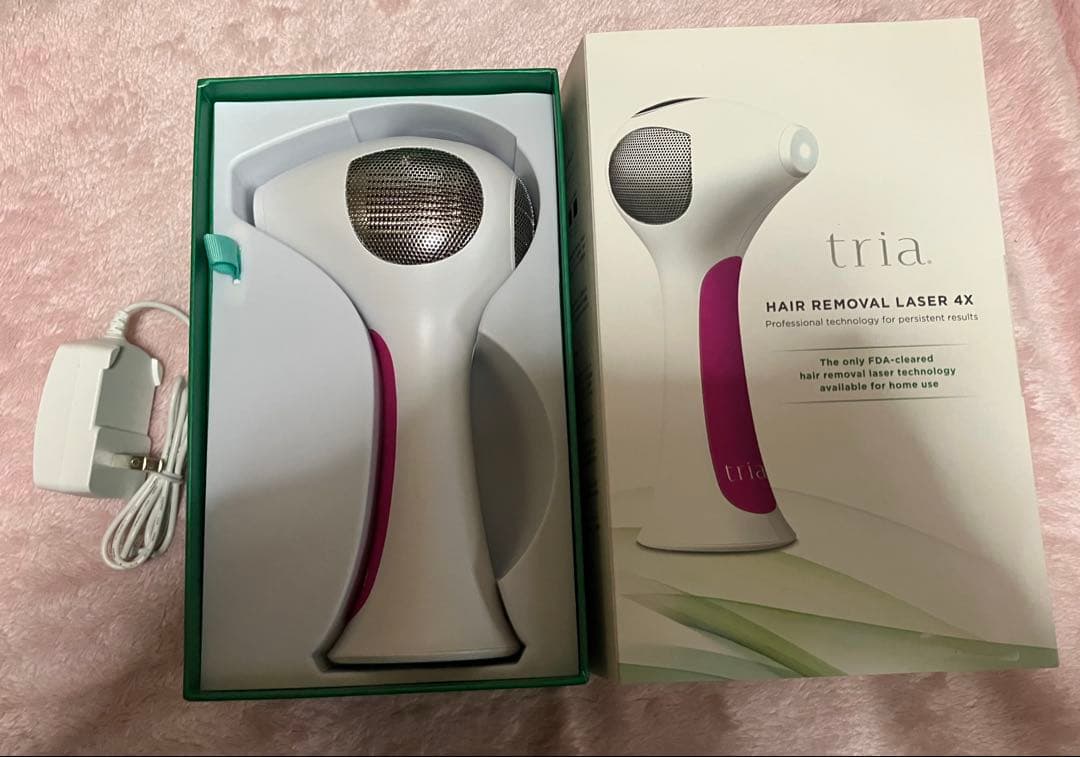 Tria 4X 脱毛器 ホワイト/ピンク　2021年製