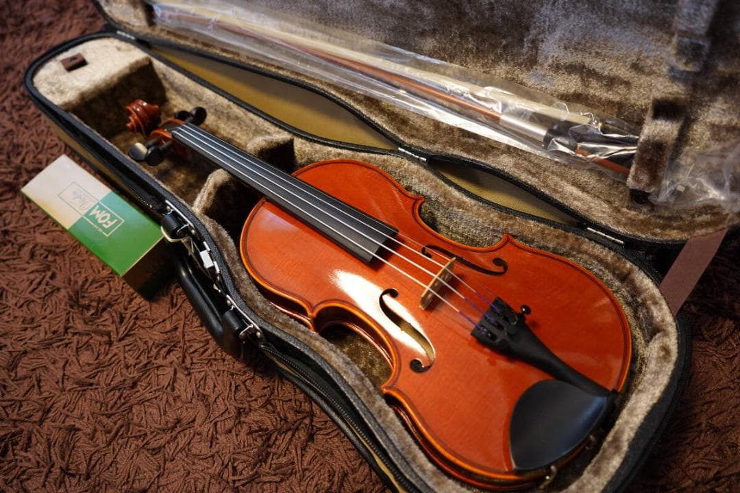 【超美品】バイオリン　ピグマリウス　デリウス　スタンダード　1/4 　新品弓