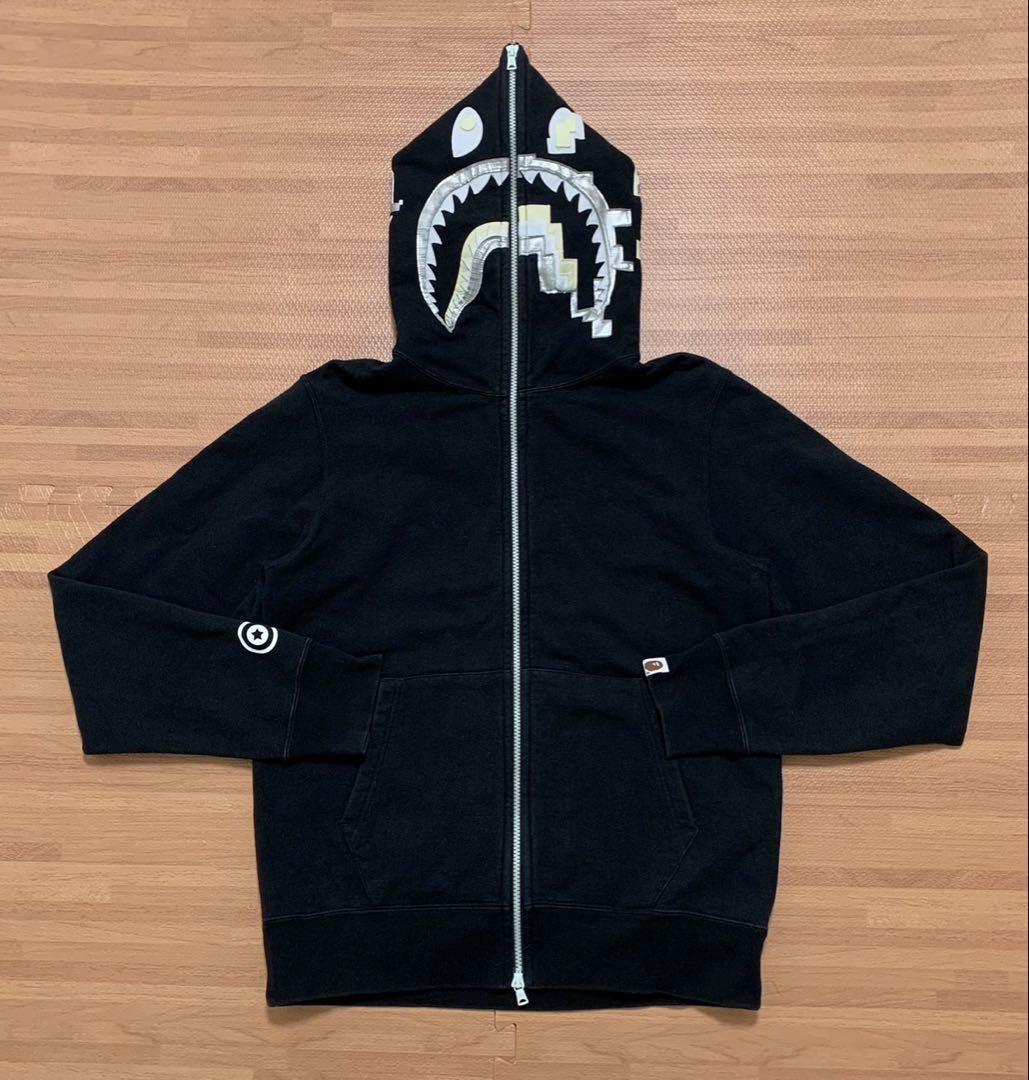 ★激レア★ APE DIGITAL シャークパーカー M パーカー kaws