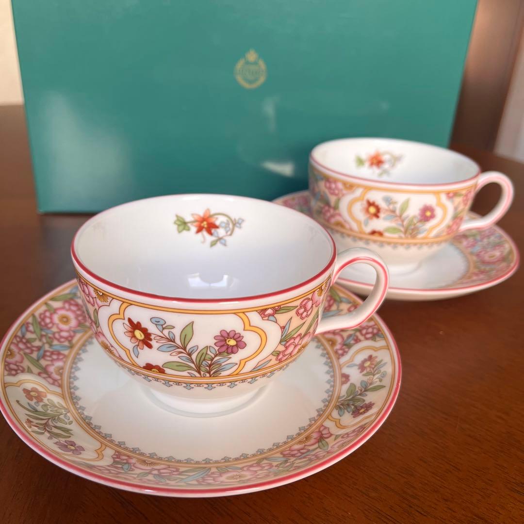 【未使用美品】ミントン★アジアンフラワー★C/S ペア（お箱無し）