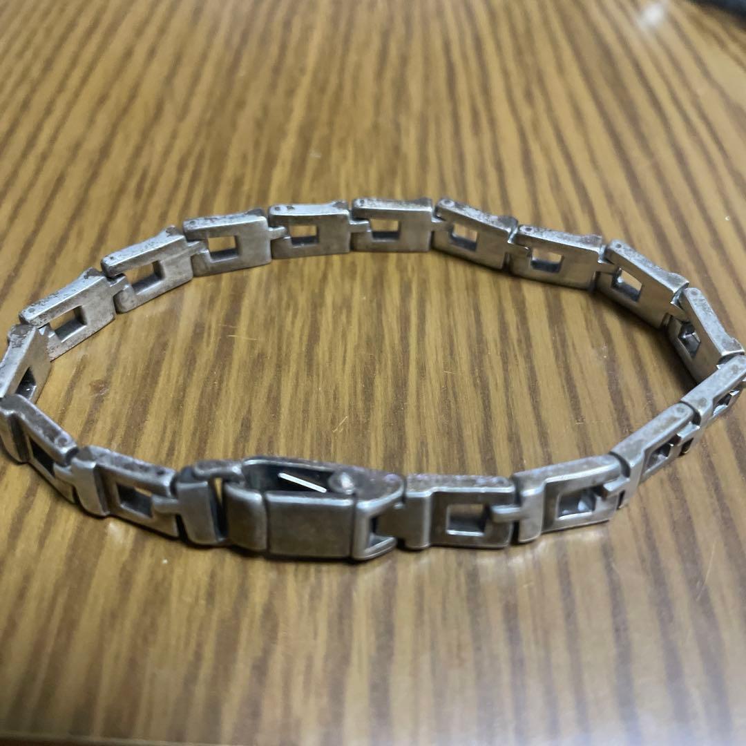 GUCCI ブレスレット　シルバーリンクチェーンブレスレット