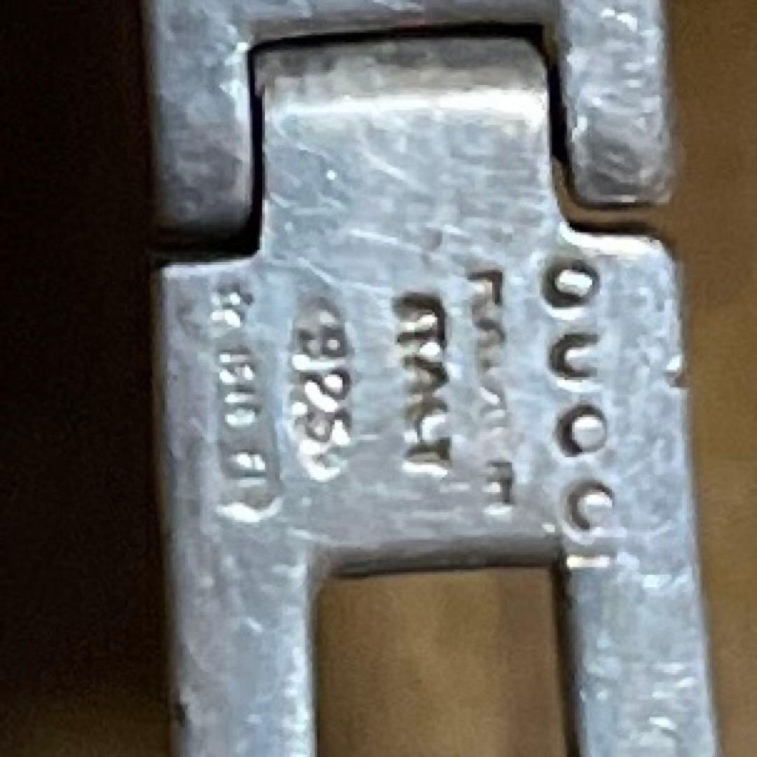 GUCCI ブレスレット　シルバーリンクチェーンブレスレット