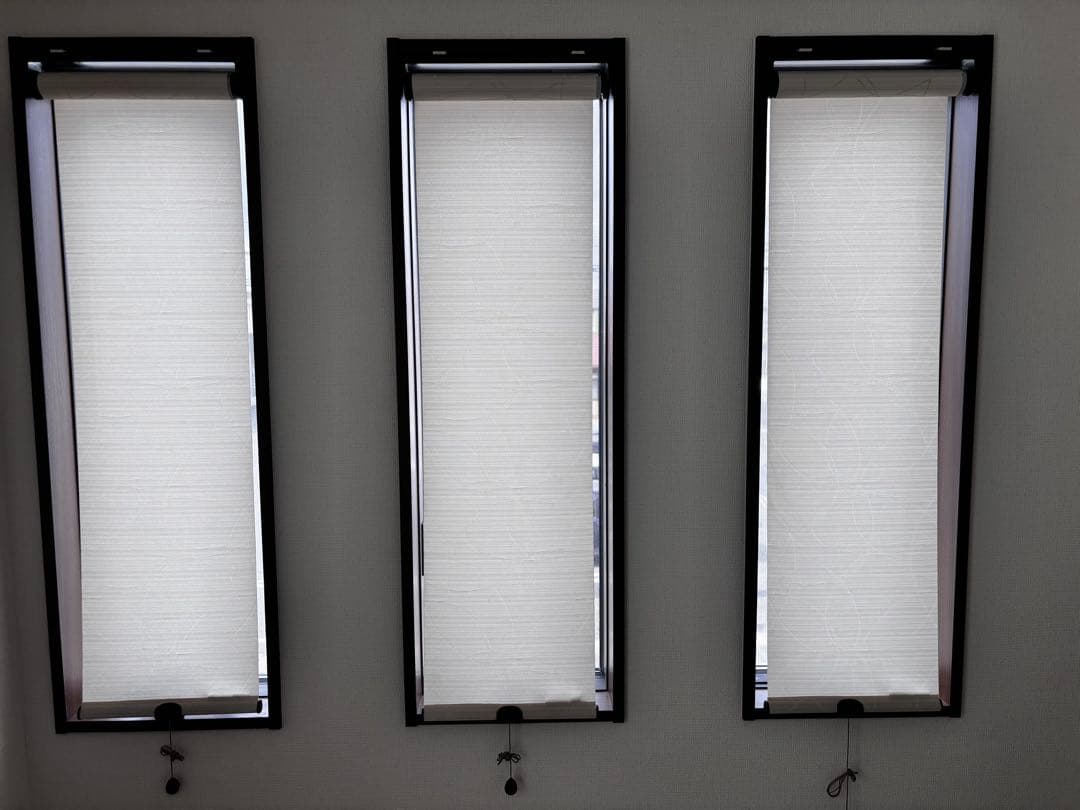 アイボリー　和柄ロールスクリーン 5本セット